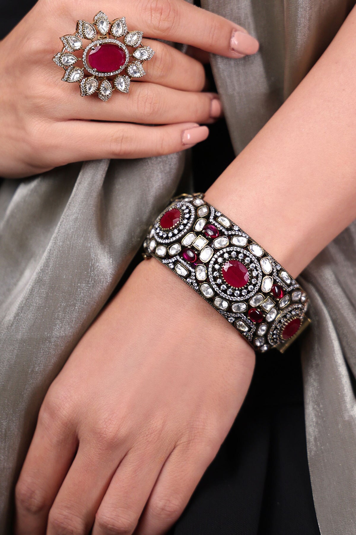 Majestic Ruby Red Bangle 