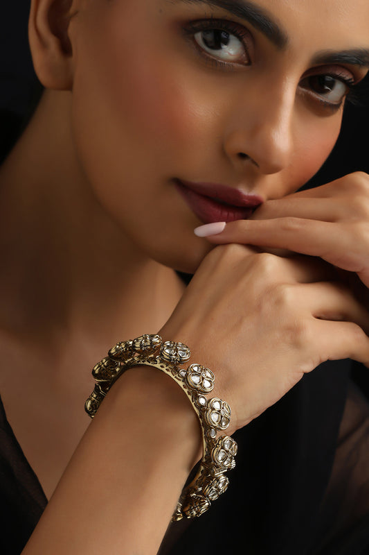 Gold Polki Kada 