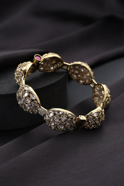 Gold Polki Pacheli Kada 