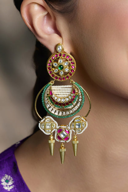 Zewar-e-Shaahi Chandbalis Earrings 