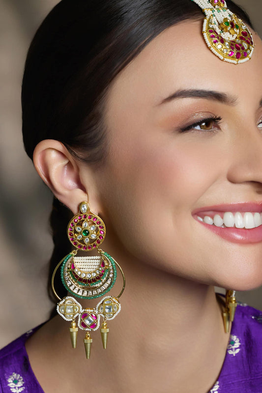 Zewar-e-Shaahi Chandbalis Earrings 