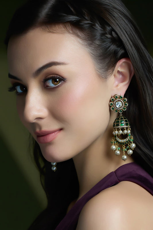 Kavya Gold Jhumka Drops 