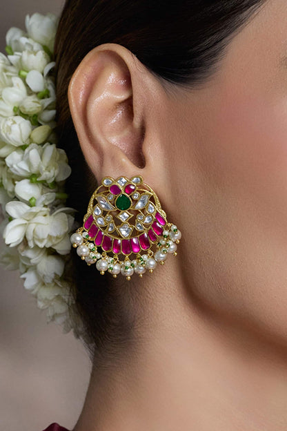 Divine Sparkle Stud Earrings 