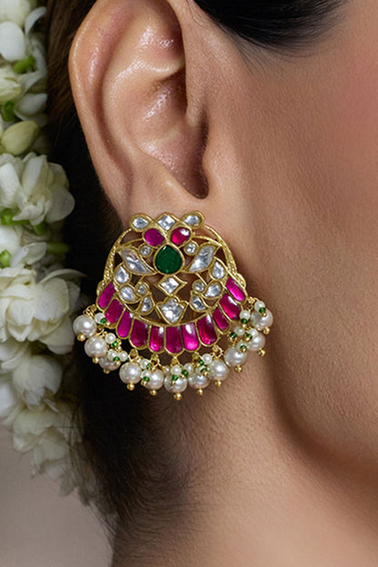 Divine Sparkle Stud Earrings 