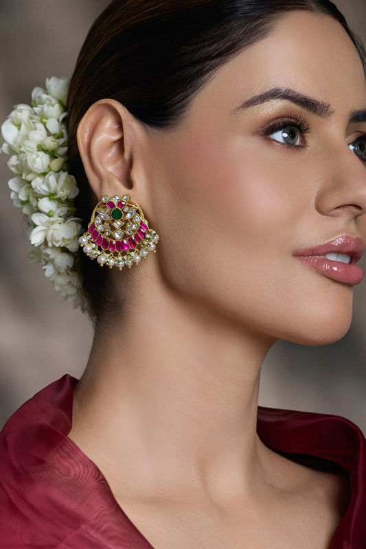 Divine Sparkle Stud Earrings 