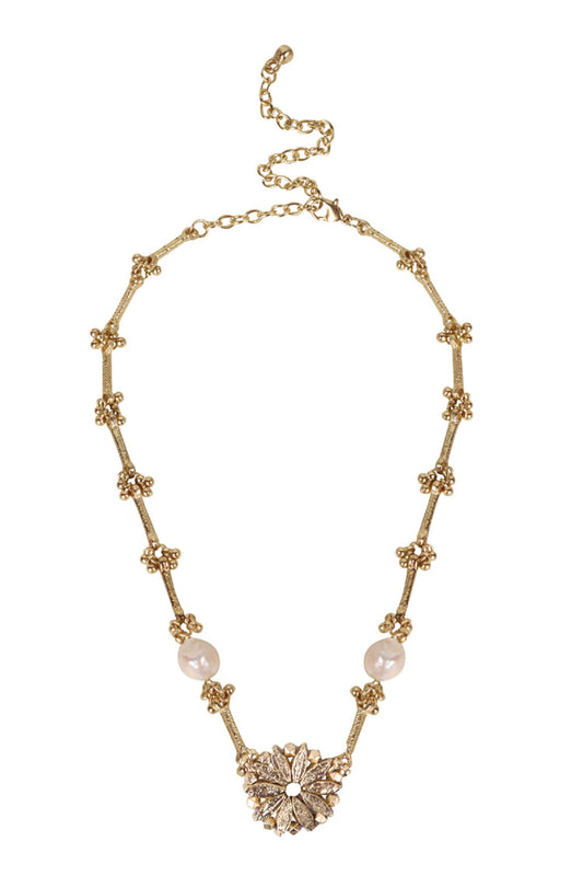 Reja Floral Pendant Necklace 