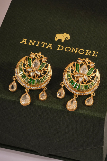 Qiana Zirconia Embellished Chandbalis 