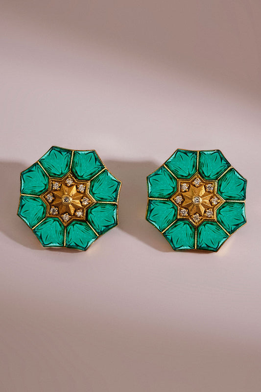 Orenda Zircon Stud Earrings 