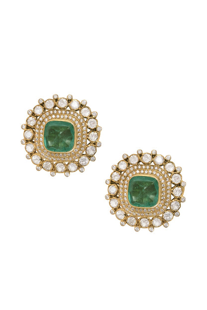 Ahmreen Zircon Embellished Studs 
