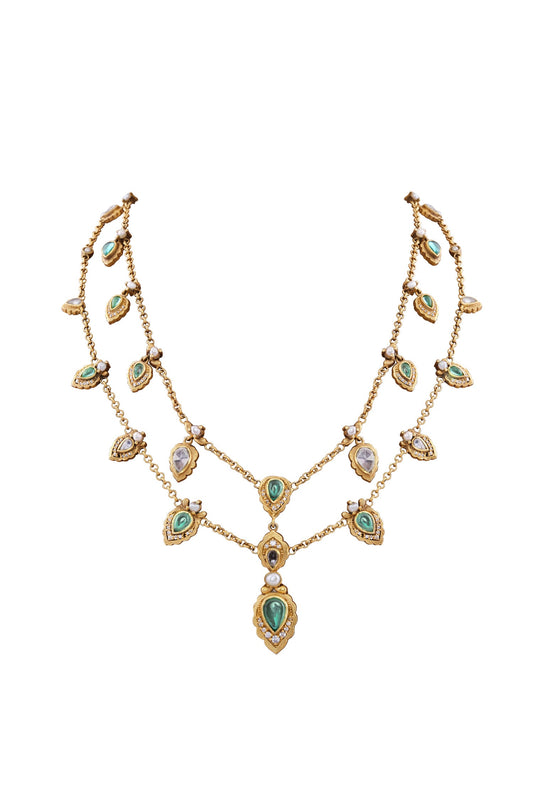 Jahanzeb Layered Jahanzeb Zircon Layered Necklace 