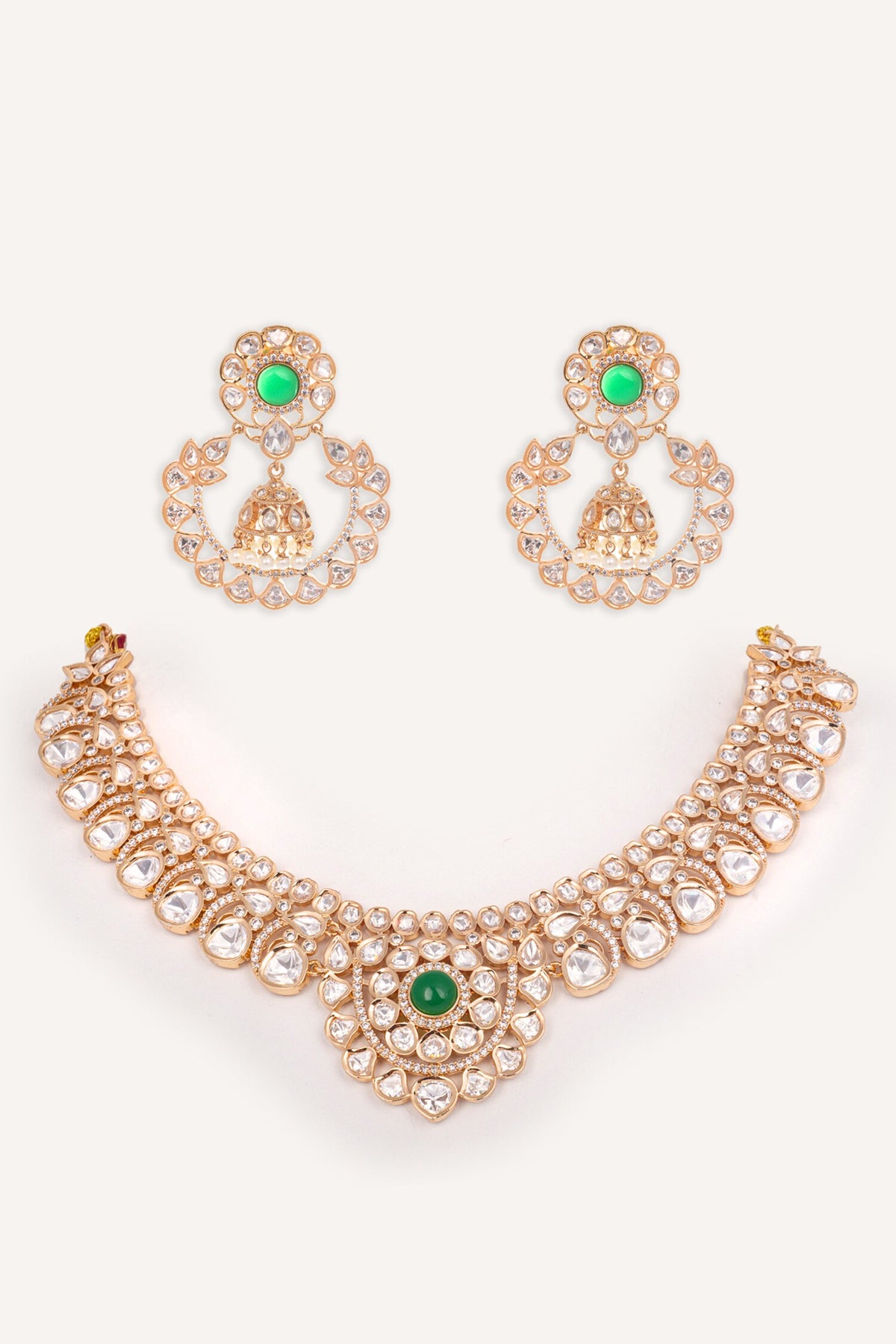 Kundan Choker Necklace Set 