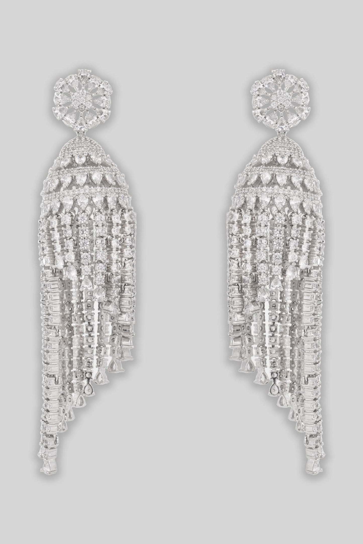 Stone Studded Dangler Earrings 