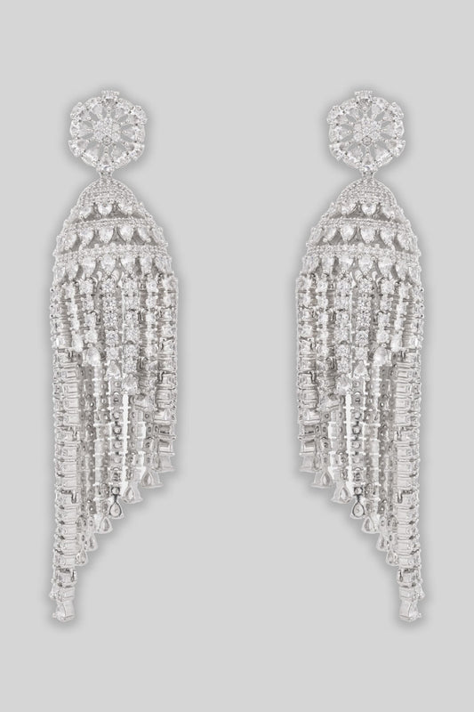 Stone Studded Dangler Earrings 
