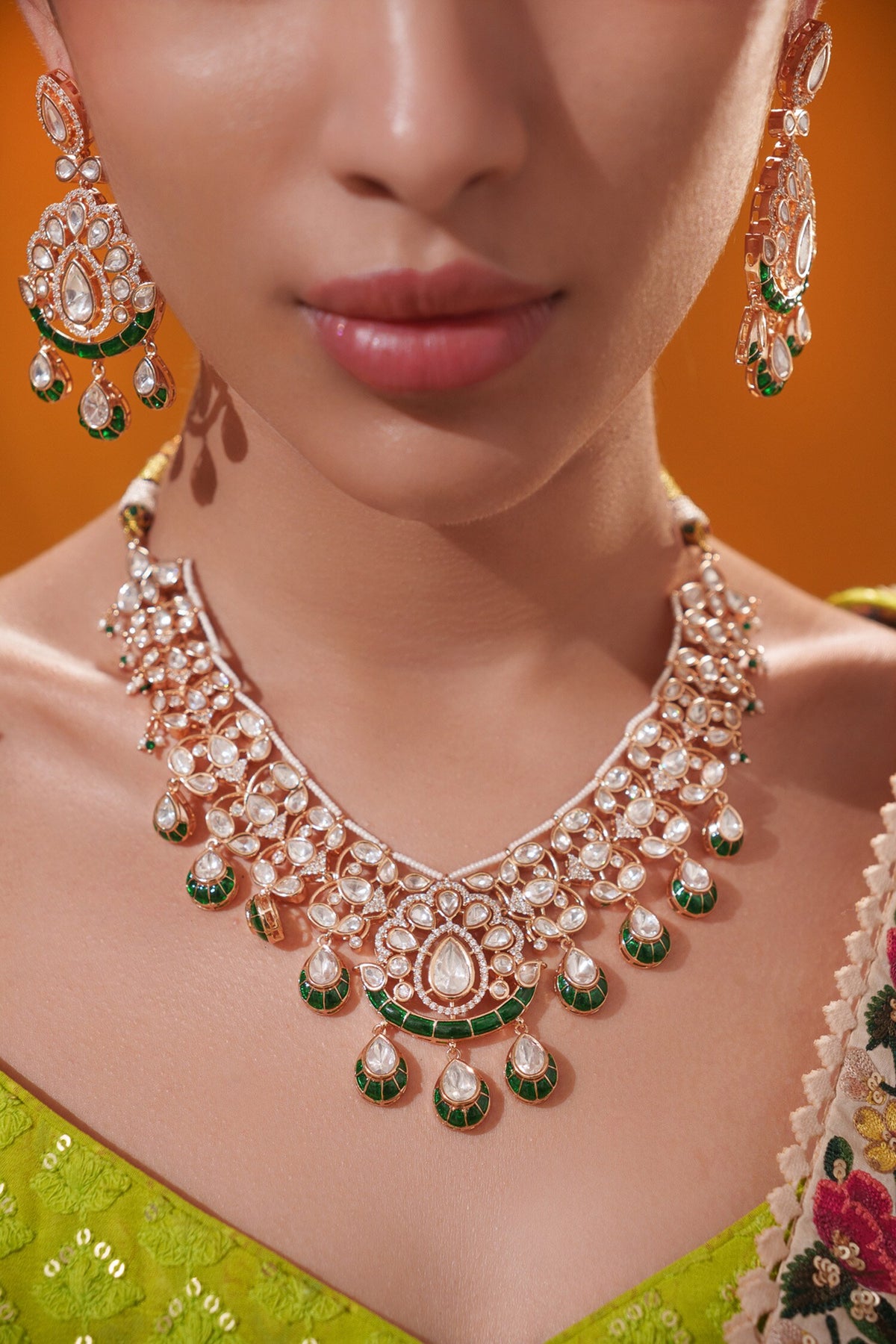 Teardrop Necklace Set 