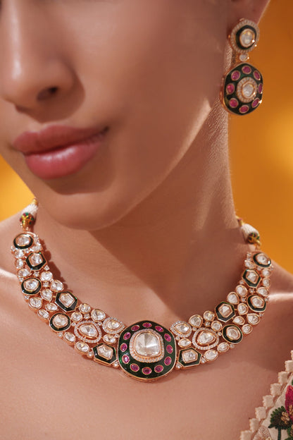 Kundan Necklace Set 