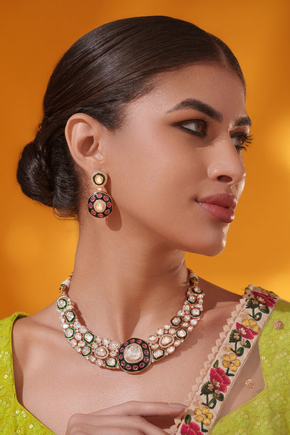 Kundan Necklace Set 