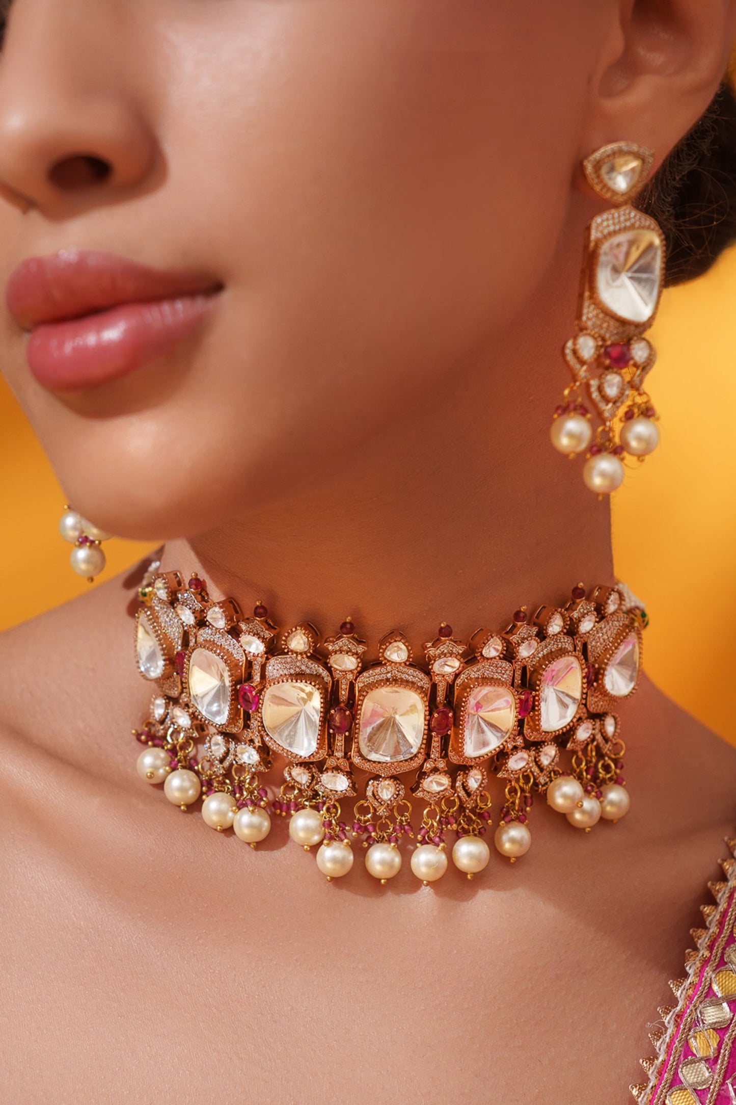 Kundan Studded Choker Set 