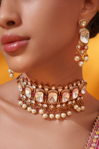 Kundan Studded Choker Set 