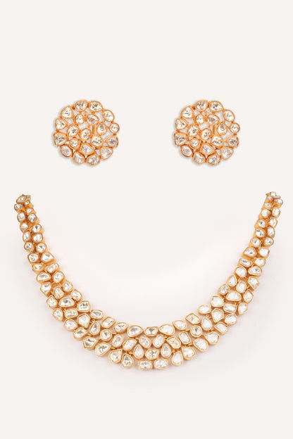 Stone Studded Necklace Set 