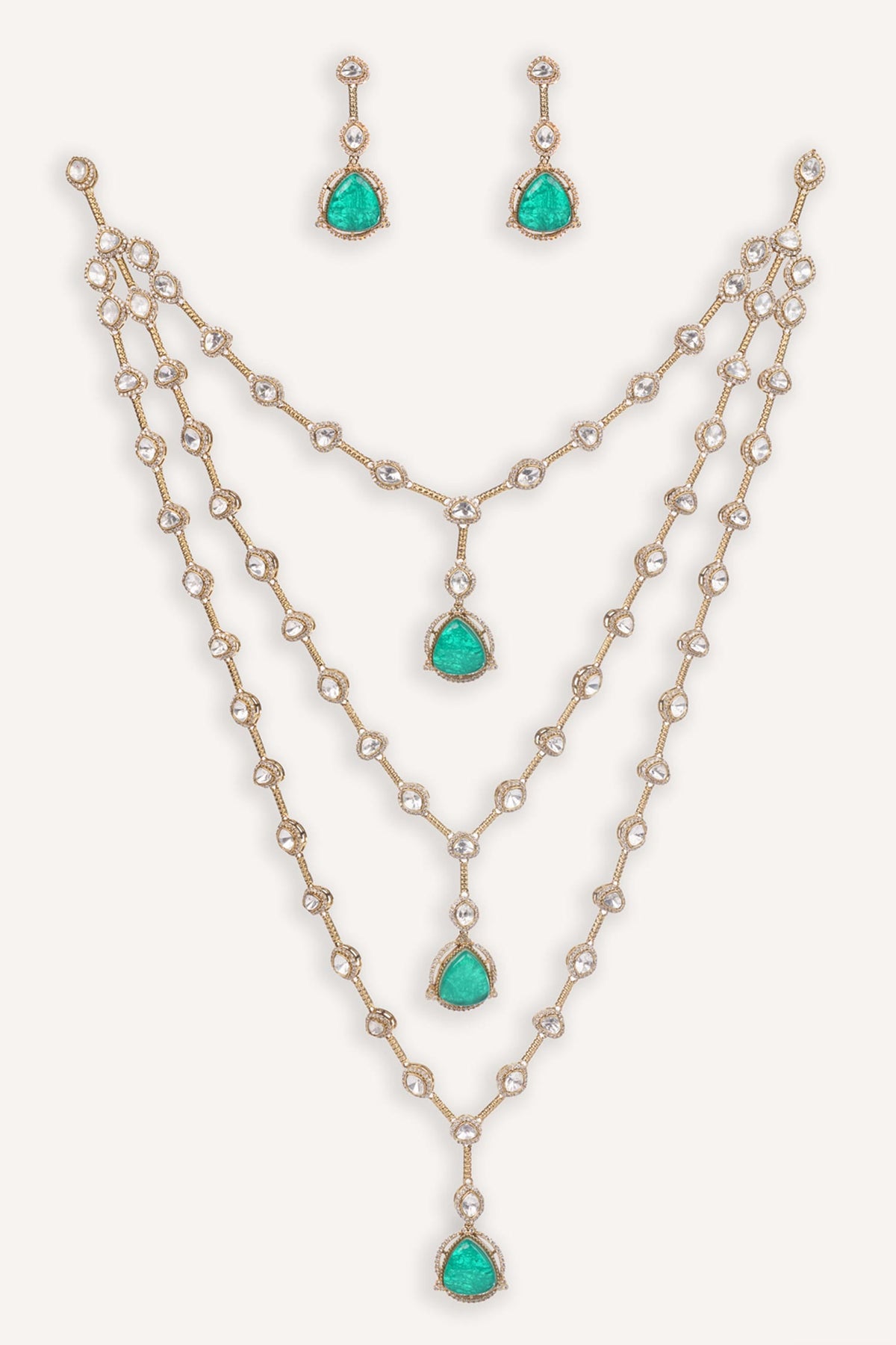Long Layered Necklace Set 