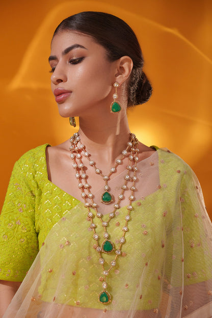 Long Layered Necklace Set 
