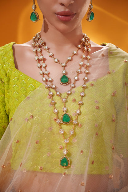 Long Layered Necklace Set 