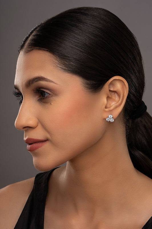 925 Silver Trisha Stud Earrings 