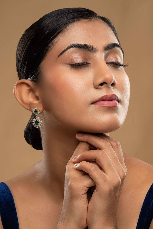 925 Silver Daphne Drop Earrings 