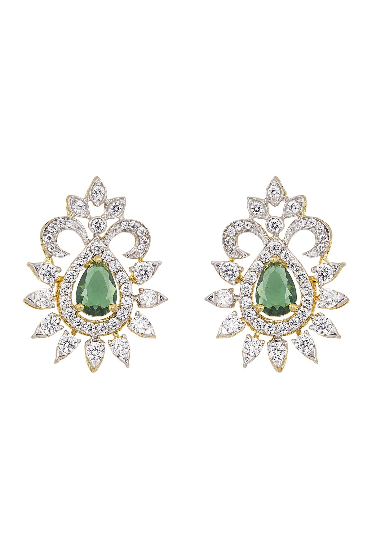 925 Silver Jasmine Stud Earrings 