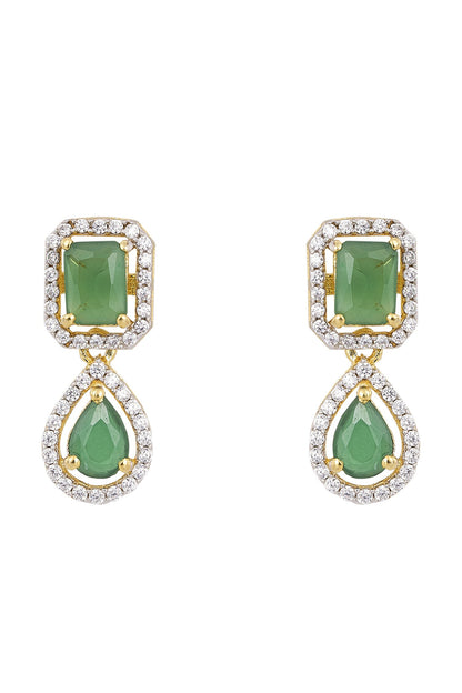 925 Silver Manorama Drop Earrings 