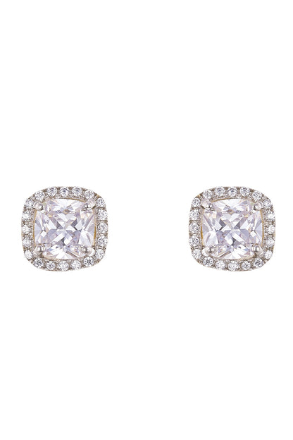 925 Silver Saroja Embellished Stud Earrings 