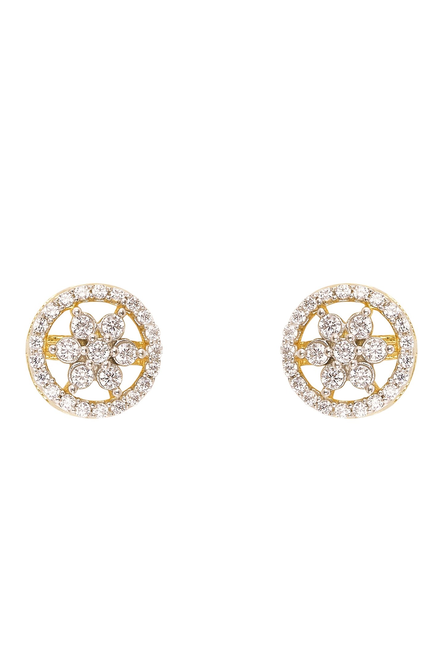 925 Silver Chakra Stud Earrings 