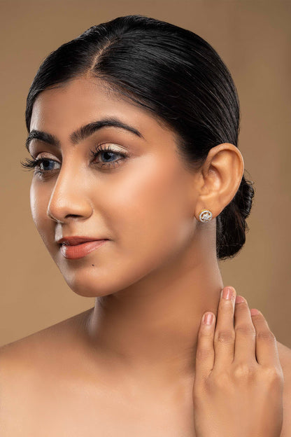 925 Silver Chakra Stud Earrings 