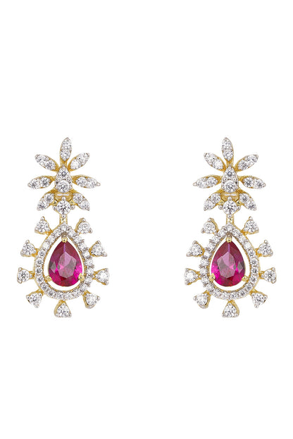 925 Silver Rati Drop Earrings 