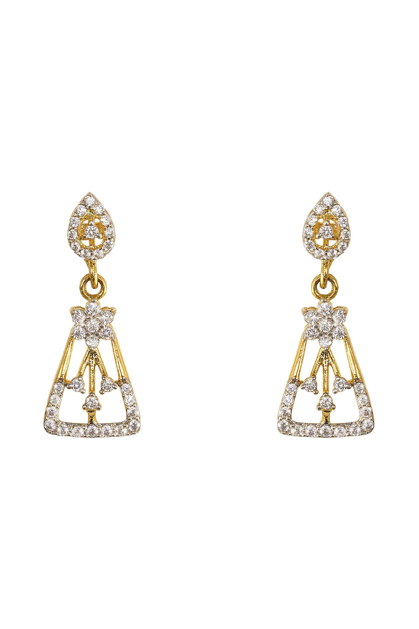 925 Silver Sindoori Embellishedearrings 