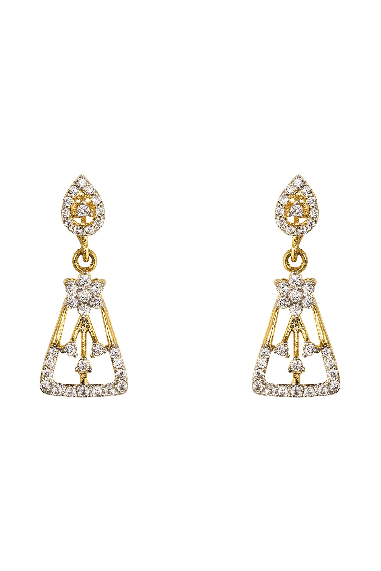925 Silver Sindoori Embellishedearrings 
