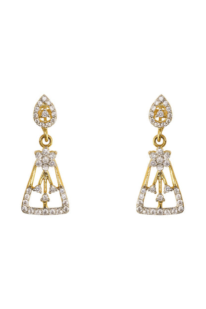 925 Silver Sindoori Embellishedearrings 