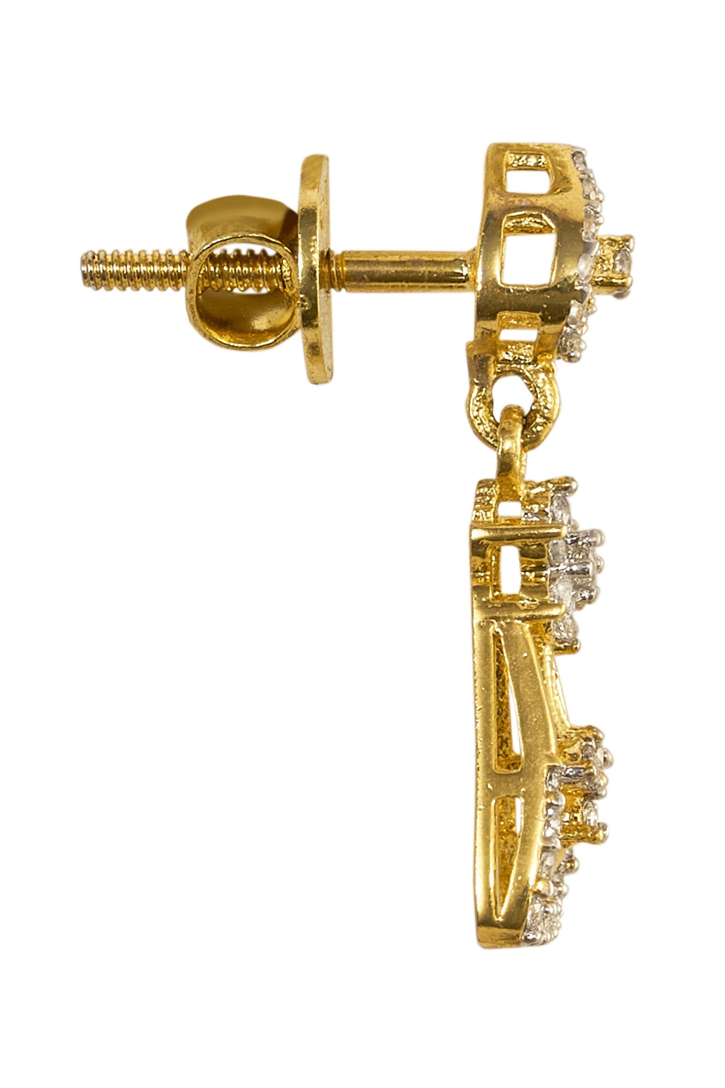 925 Silver Sindoori Embellishedearrings 