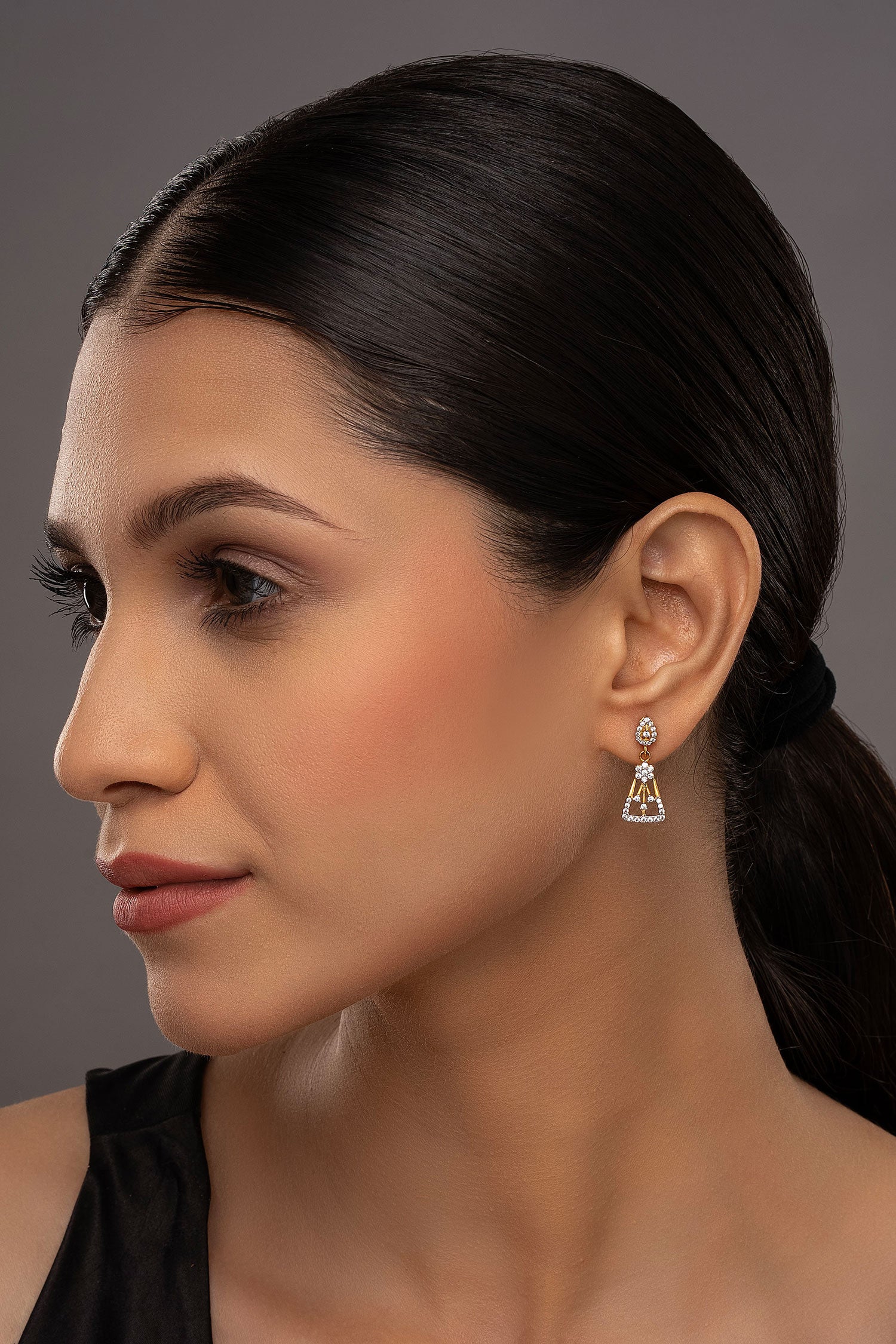 925 Silver Sindoori Embellishedearrings 