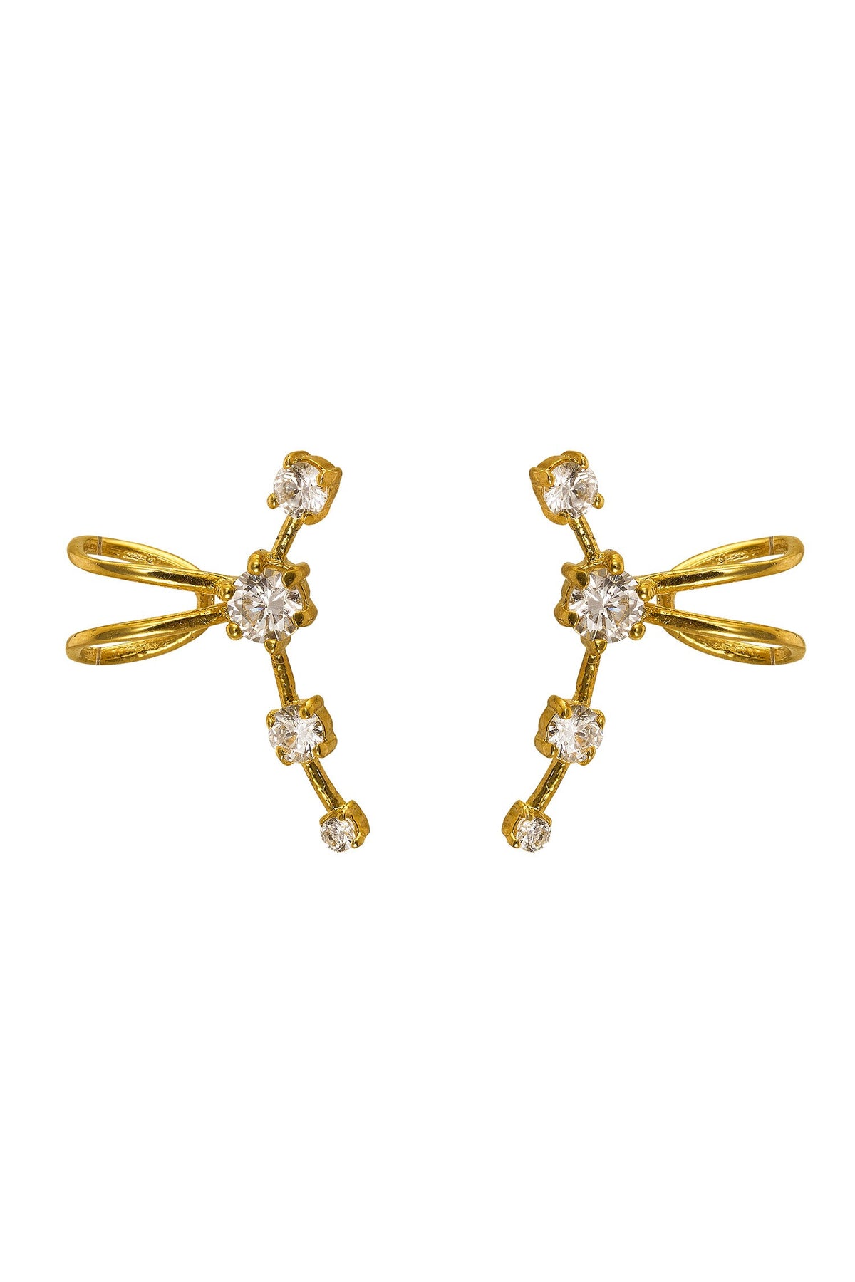 925 Silver Moonvine Mini Earcuffs 