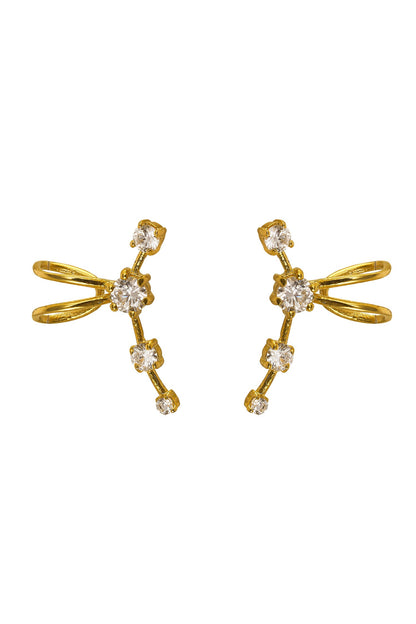 925 Silver Moonvine Mini Earcuffs 