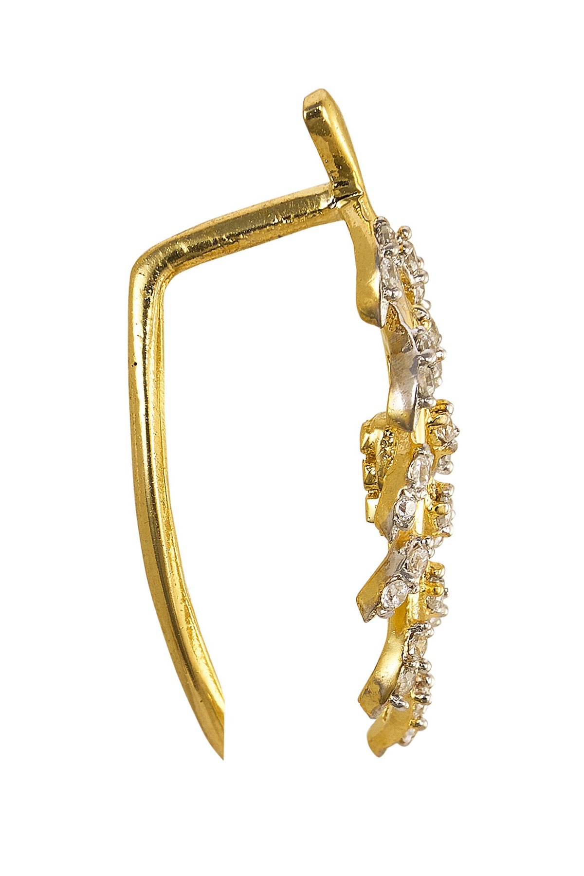 925 Silver Leaf Earcuffs 