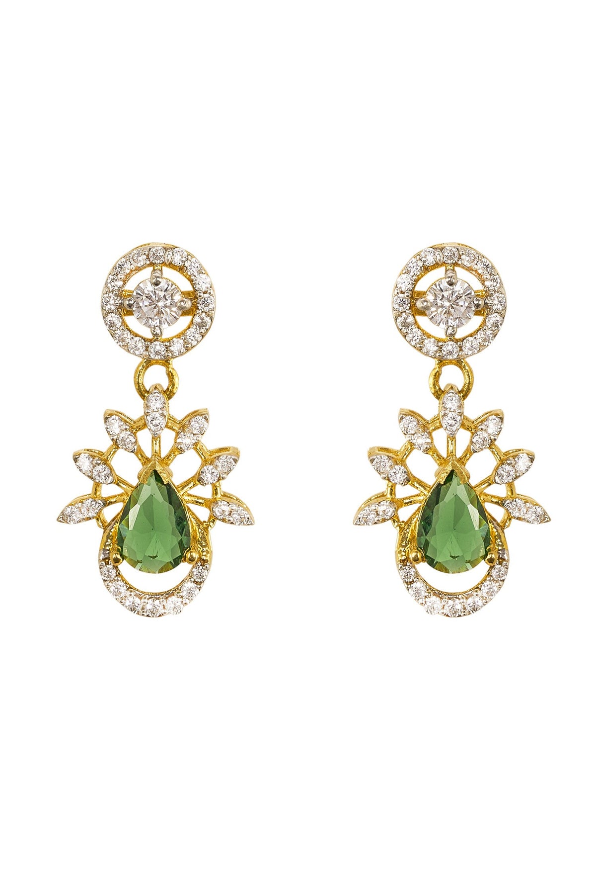 925 Silver Vireya Embellished Earrings 