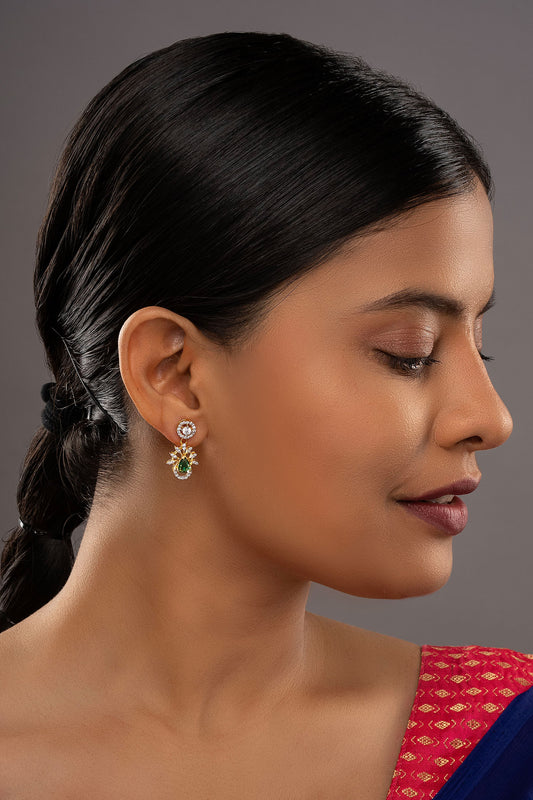 925 Silver Vireya Embellished Earrings 