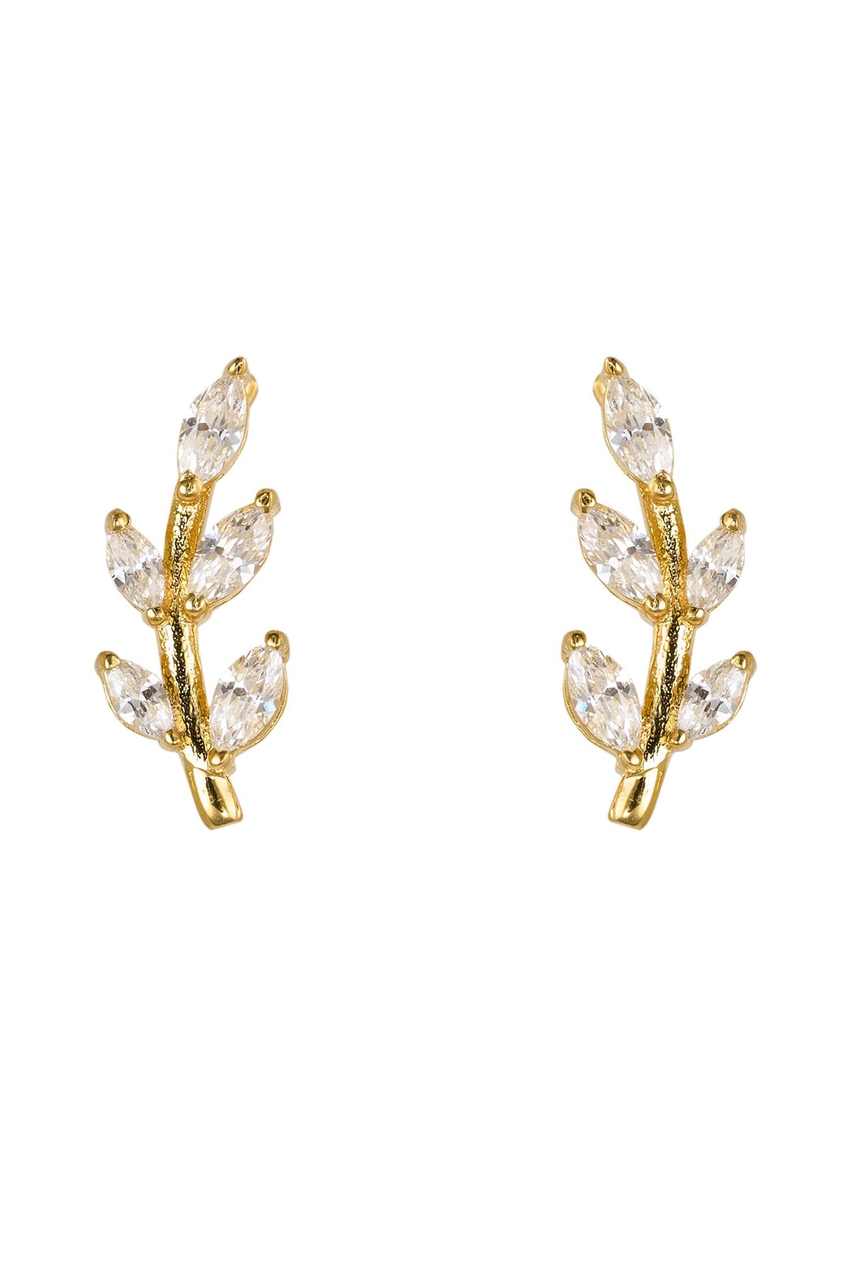 925 Silver Mini Leaf Earcuff 