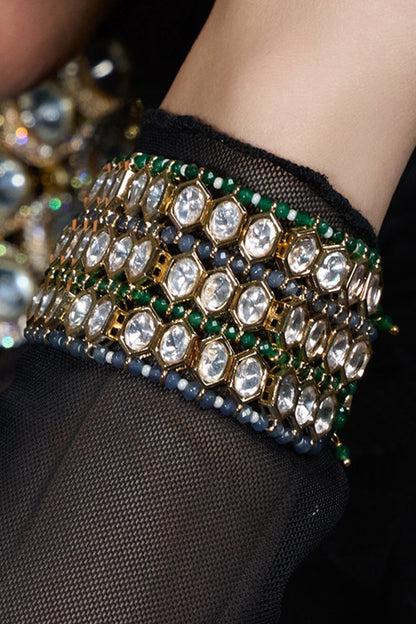 Crystal Stone Cascade Bracelet 