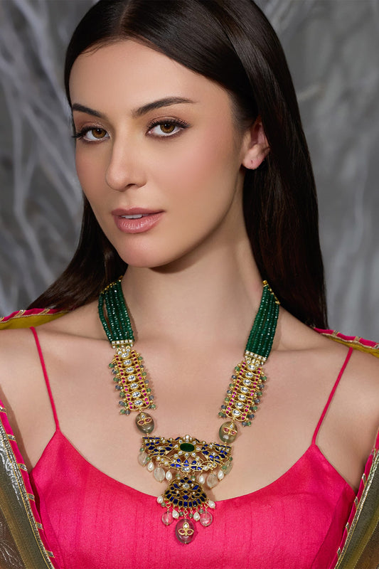 Tavisha Threads Embellished Pendant Necklace 