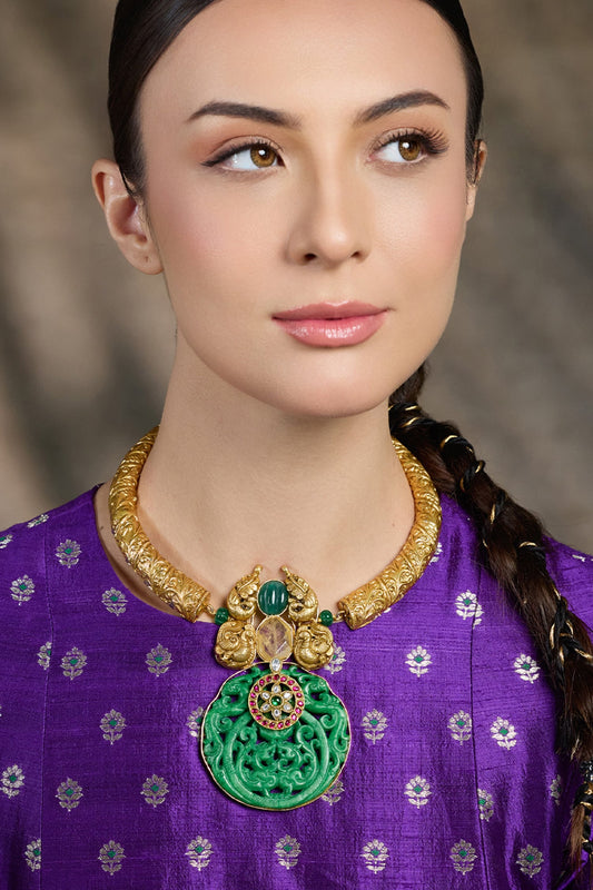 Emerald Royalty Necklace 