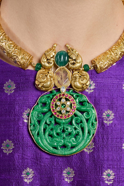 Emerald Royalty Necklace 