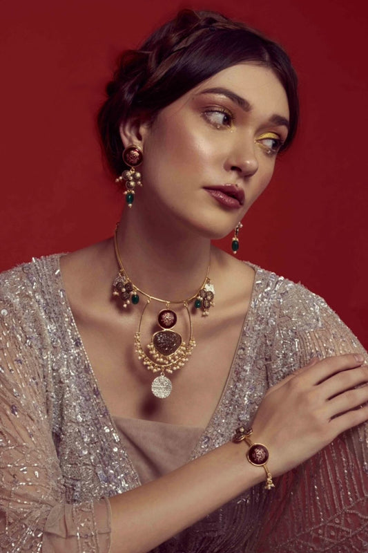 Antique Round Hasdi Necklace 